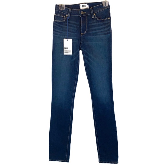 PAIGE Denim - Paige sz 24 Skyline Skinny dark blue jeans w fade